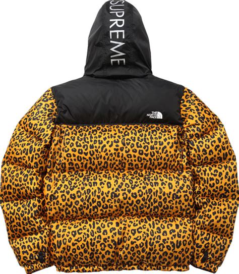 supreme x the north face leopard jacket replica|supreme x the north face.